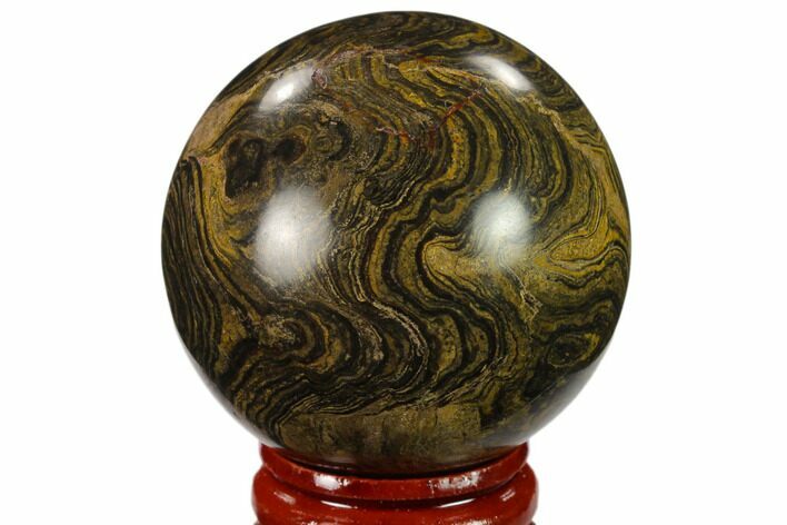 Polished Stromatolite (Greysonia) Sphere - Bolivia #134714